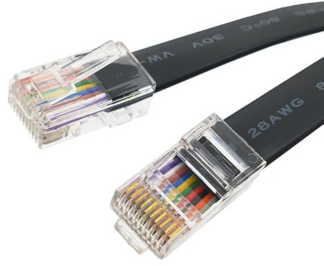 UL 20251 AWG Cavo Telefonico Rame Puro 10Core Cavo Piatto Cavo di Controllo RJ50 RJ48 Placcato Oro 10P10C Spina Modulare Cavo di Estensione