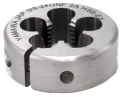 Runde Schneideisen HSSE-Nadelzähne, runde Schneideisen SM 3/32 1/8 9/64 11/64 3/16 1/4 3/8-56 40 44 28 32 Maschinenverstellbare AR-D Gewindeschneideisen(SM9I32-28)