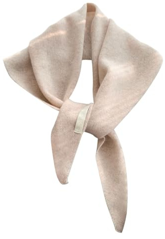 Wool Triangle Scarf, Knitted Triangular Women Headscarf Multi-Functional Warm