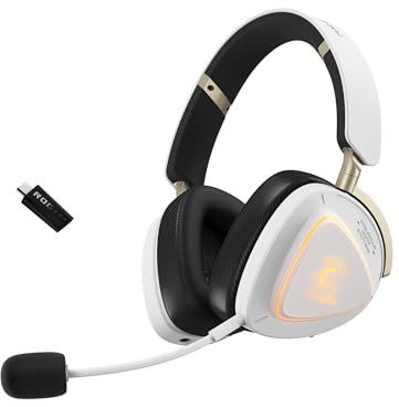 ASUS ROG Delta II-KJP Auricolare Con cavo e senza cavo A Padiglione Gaming Bluetooth Nero, Bianco (ASUS ROG DELTA II-KJP WL HEADSET)