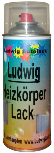 LudwigLacke Heizkörperlack Spray 400 ml - RAL 6001 Smaragdgrün