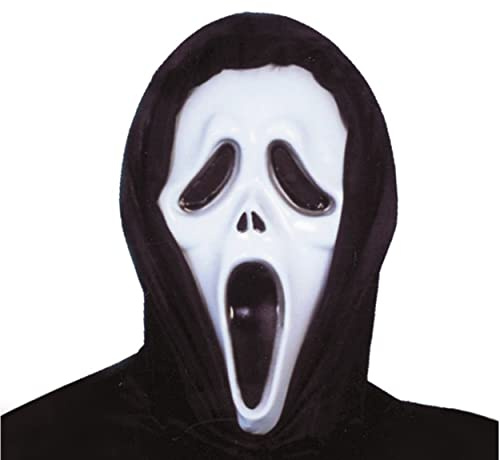 FIESTAS GUIRCA Killer Maske mit Kapuze für Karneval, Fasching, Halloween