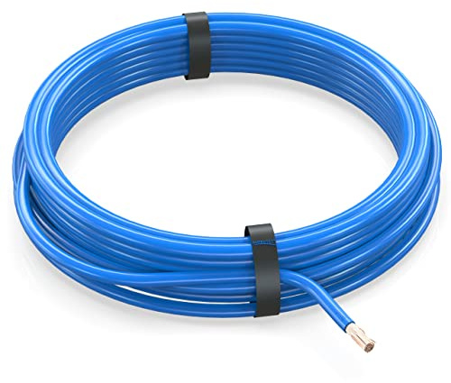 AUPROTEC Enpolig kabel 2,5 mm² FLRY-B Ring elektrisk tråd: 10m, blå