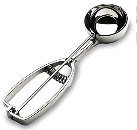 LACOR 67055 Eisportionierer, Luxe, rostfrei 56 mm | Aus lebensmittelechtem Edelstahl gefertigt; hohe Korrosionsbeständigkeit und Haltbarkeit im täglichen Gebrauch