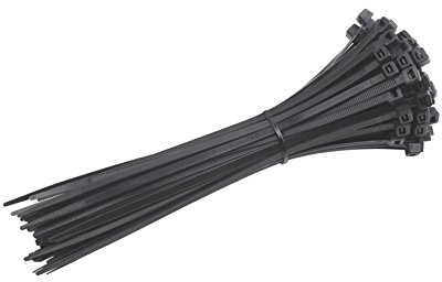 Meister Kabelbinder - Praktisches Set - 100 Stück - schwarz - 200 x 4,8 mm - Stabiles Nylon - UV-Beständig - Langlebig & robust / Kabelbinder-Set für Bündelgut / Kabelverbinder / 1752550, 200 mm | Praktisches Set – UV-beständig – Langlebig und robust – Kabelbinder-Set für Bündelgut – Kabelverbinder