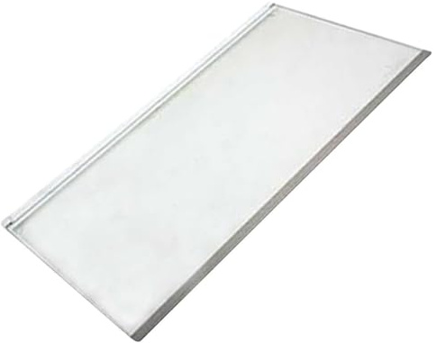 Clayette en verre avec profils (48,5 x 34,5 cm) pour réfrigérateur Whirlpool, Bauknecht, Laden, Ignis - 481010667591