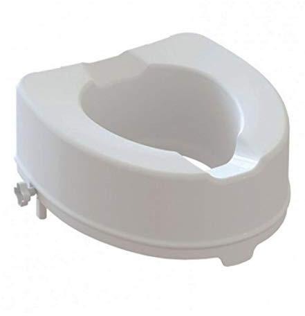 Rialzo WC con Altezza 14 cm, AlzaWater Anatomico con Sistema di Fissaggio Laterale