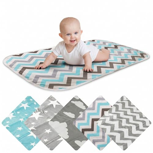 all Kids United® Matelas à Langer Imperméable Lavable - 50 x 70 cm