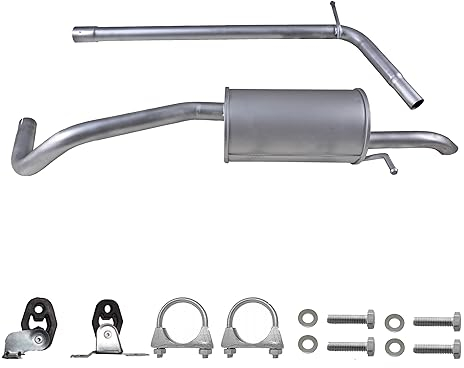 Ferroz Export Ersatz für Auspuff VW FOX 1.2 2005-2011 Rohr+Endschalldämpfer Auspuffanlage