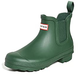 Hunter Stivali da pioggia Chelsea originali da donna, Verde cacciatore, 40-41 EU