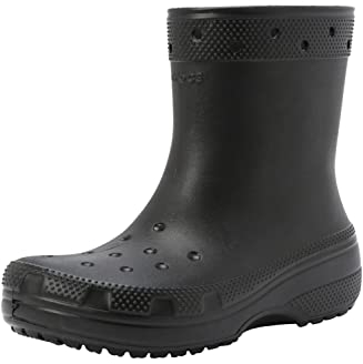 Crocs Zoccoli Classici Unisex, Nero, 4/5 UK