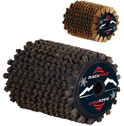 RaceWax Roto Rotorbürste Set Rosshaar & Kupfer 100mm Speed Brush Ski Tuning