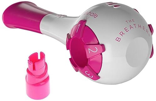 MDYNI Dispositivo de entrenamiento muscular respiratorio, dispositivo de ejercicio de respiración de mano para recuperación de pulmones para tratamiento de respiración