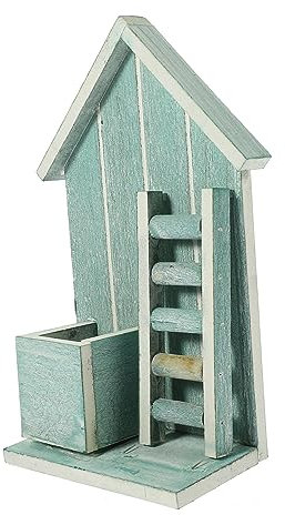 Toddmomy Wooden Flower Box Planter Small Plant Pot Garden Decorations Outdoor for Home Office
