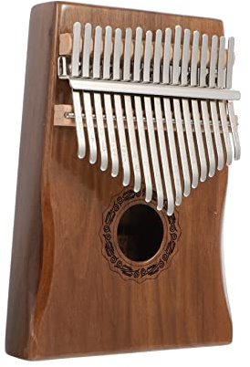 Abaodam Daumenklavier Töne Fingerklavier Musikinstrument Kalimba Für Anfänger Holzfarbe Kompaktes Design Leicht Zu Transportieren