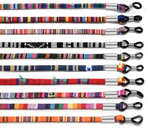HSKRKOW 10 Piezas Cordones Para Gafas, Boho Cuerda Para Gafas, Cordon Gafas, Cuerda Gafas, Cadenas Para Gafas, Correas Para Gafa Antideslizante, Para Hombre Y Mujer(10Forma)