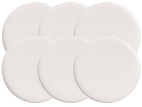 Villeroy & Boch Afina Lot de 6 assiettes plates, blanches, 27 cm