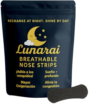 Tiras Nasales Antironquidos 30 UNIDADES | Dilatador Nasal para Dormir Mejor | Tiras nasales para dormir | Tiritas Nariz Respirar | Nasal Strips para Ronquidos