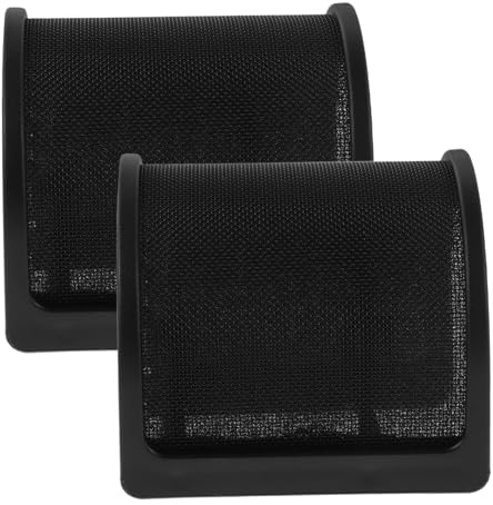 BESPORTBLE 2pcs Double Layer Metal Mesh Microphone Windscreens for Streaming and Videos Mic Pop Filter Shield U-shaped Design for Handheld Microphone Recording