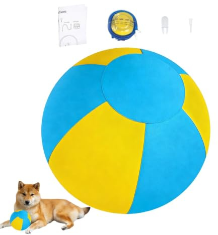Hundvallboll interaktiv lugnande boll | 20,5x13x13 cm Hästboll För utomhusbruk, pool, mot stress och tristess