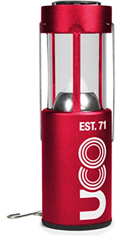 UCO Alu Anodisiert Kerzenlaterne, rot, 054707