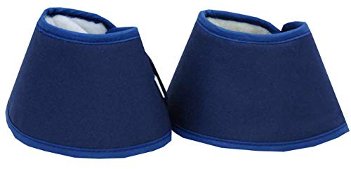 AMKA Waterboots Hufglocken für Pferde - Water Boots bei spröden trockenen Hufen - 1 Paar in blau