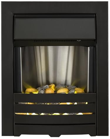 Adam Helios Electric Fire in Black