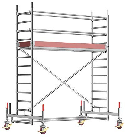 Layher Fahrgerüst Uni Standard Arbeitshöhe 4,5 m