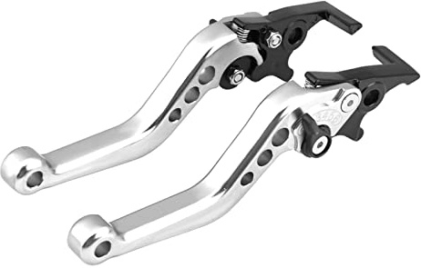 Fydun CNC Aluminium Brems- und Kupplungshebel Set, Doppel-Scheibenbremse Hebel für Motorrad Roller Tuning, mehrere Farben wählbar