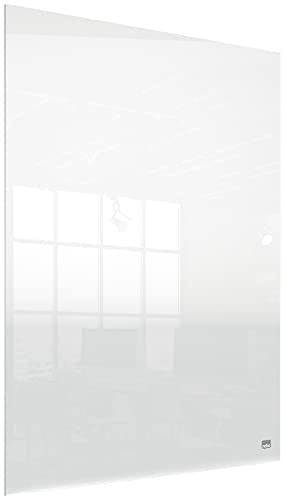 Nobo - Mini Tableau Transparent Effaçable en Acrylique pour Bureau, Facile à Effacer, 600 x 450 mm, Feutre Marqueur et Fixations Murales Inclus, 1915618