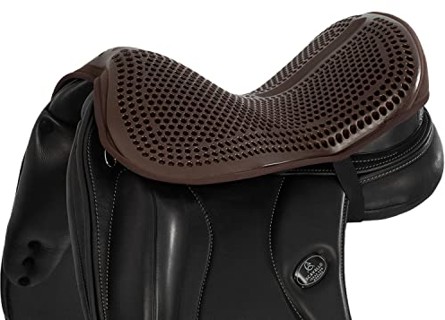 Acavallo Sattelsitzkissen Dressur Gel Out 20mm, Größe:M, Farbe:braun