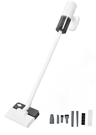 LANTRO JS Aspirapolvere 16 Kpa 400 W Aspirapolvere Portatile con Tazza per la Polvere visibile da 350 ml Aspirapolvere Rotante per liquidi/secchi Forte Potenza di aspirazione Spina UE 220 V