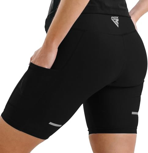 RDX Women Sauna Sweat Shorts Lower Body Shaper Gym Workout Suit Waist Trainer Slimming Shapewear Exercise Fitness Black