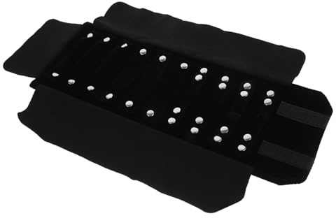 VILLFUL Portagioie Arrotolabile Portatile Per Collane e Bracciali Organizer Da Viaggio Leggero e Compatto Per Gioielli Di Tutti i Giorni