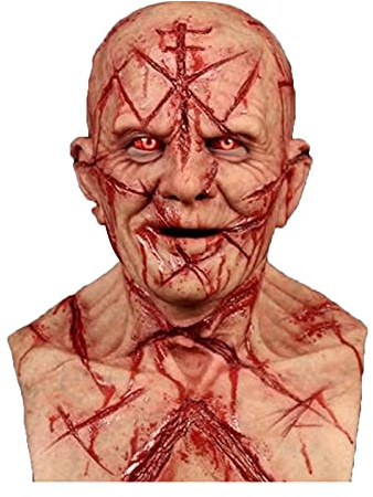Allbestop Halloween Maske - Horror Ghost Festival Gruselige TotenschäDel Maske - Carnival Cosplay Props für Männer Und Frauen