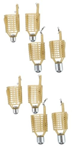 WHAMVOX 8pezzi Cage per Esche da Pesca Diverse Pratico e Leggero per Cattura di Pesci e Crostacei Durante attività Outdoor