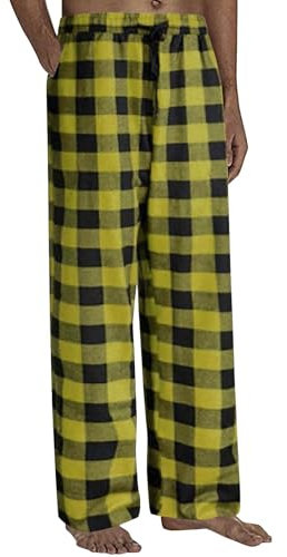 Herren-Pyjamahose, große große Herren-Cargo-Jogginghose, weiche Hose, entspannte Passform, weite Passform, normale Passform, Nachtwäsche, gerade, flache Vorderseite, elastische Taille, Kordelzug,