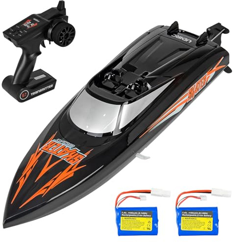 Cheerwing Skater RC Boat, Self-Righting Remote Control Boat for Adults, 25km/h High Speed Racing Boats Toys for Pools & Lakes, 2 Batteries