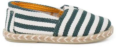 Pisamonas Randiga Camping Espadriller Med Elastik Size 30 Color Grön