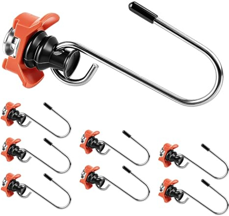 Airlineschiene Zubehör Haken 8 Stück - Single Endbeschlag Airlineschiene Fitting & Kederleisten Haken, Für Zurrschienen 50 kg zubehör für airlineschienen, Ideal für Transport und Befestigung