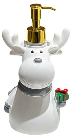 Weihnachts Seifenspender | Rentier Nachfüllbar Mit Pumpe, Für Seife,Duschgel,Flüssigkeit - Zuhause,Studentenwohnheim,Badezimmer,Küche