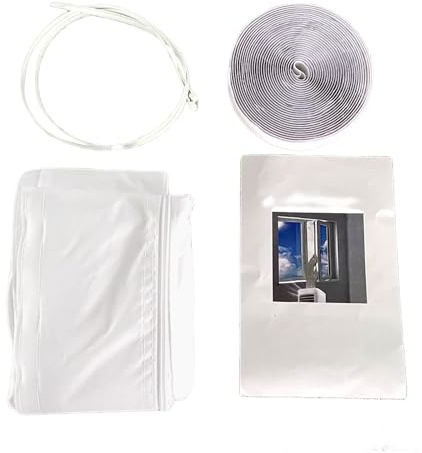 Guarnizione per finestra per condizionatore portatile – Bordo in vinile resistente, compatibilità con pannelli scorrevoli, riempimento spazio isolato, struttura compatta | spazi abitativi perfetti con