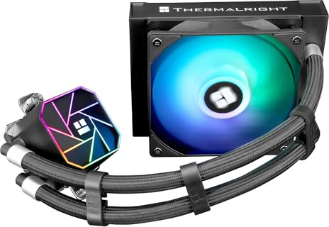 Thermalright TR Aqua Elite 120 V3 Aio Ventilador para CPU (120 filas de refrigeración líquida, ARGB-PWM, para Intel LGA115X/1200/1700/1851, AMD: AM4/AM5)
