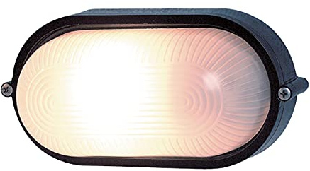 REV Ritter 0590053555, Lampada ovale in alluminio, 60 Watt