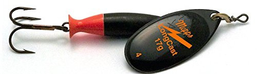 Cuchara MEPPS AGLIA Long Cast Talla 3-12, 3, Negro, A granel a la pieza