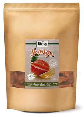 Biojoy Mangue séchée BIO (1 kg), fruitées et exotiques, sans additifs