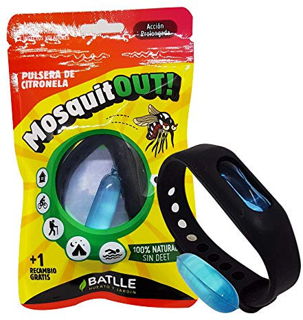 Semillas Batlle Pulsera Anti-Mosquitos de citronela