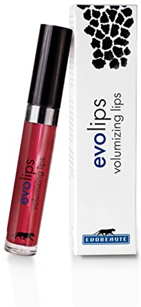 EVOBEAUTÉ evolips Volumizing Lips angel food 5 ml I Fluido para labios con efecto volumen, colorido I Gloss hidratante para cuidado de labios