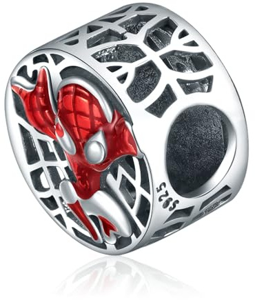 RMMY Charm Anhängers Red flying Movie Hero 925 Sterling Silver Movie Character Bead Pendant für Europäische Armbänder und Halsketten Birthday Mother's day Christmas Jewelry Gifts for Women