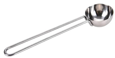 KICHOUSE Coffee Measuring Spoon Stainless Steel Scoop with Long Handle 1 Tablespoon for Coffee Beans Powder Sugar Kitchen Use